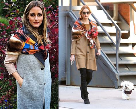 olivia palermo scarf burberry|olivia Palermo jeans.